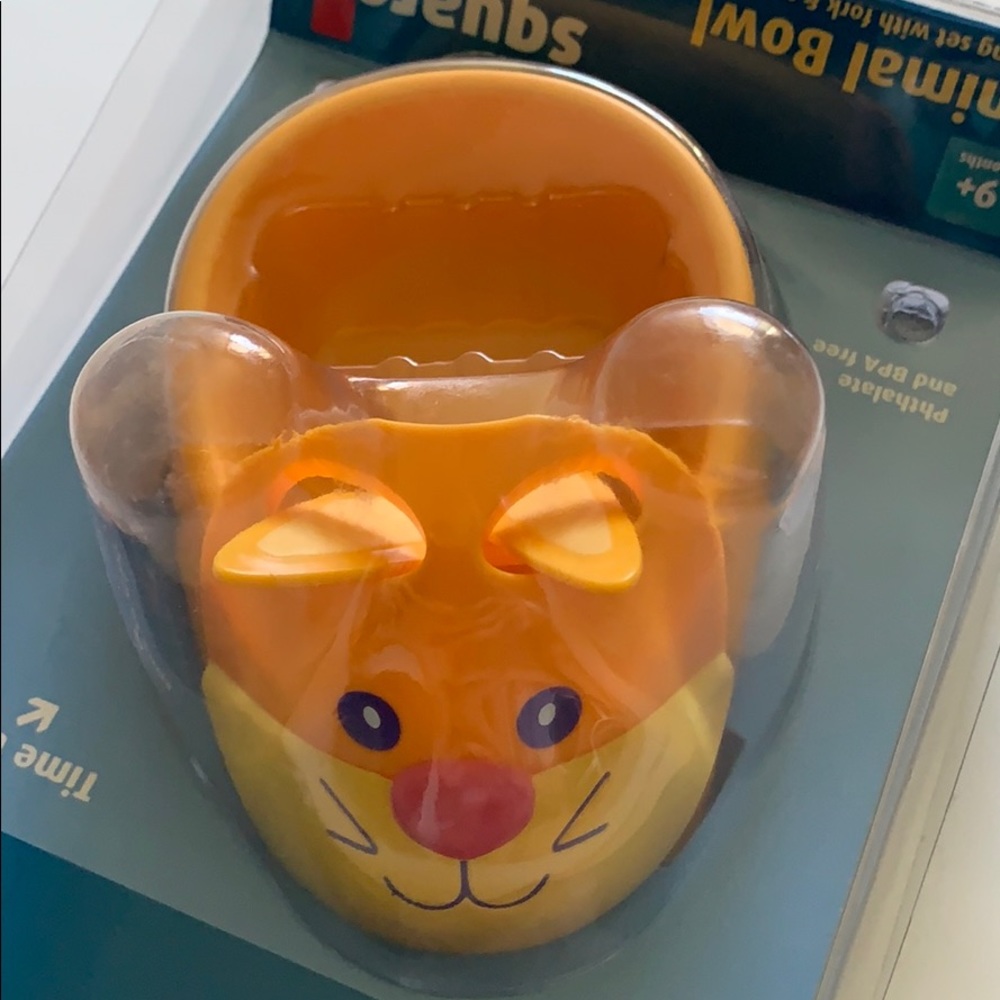 🎁 Kids Baby Bowl with Spoon & Safe Fork Plate Training Meal Eat Gift Set